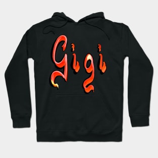 Top 10 best personalised gifts 2022  - Gigi- name with pattern Hoodie